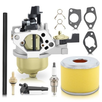 Carburetor W/Fuel Line Fit For Honda 16100-ZF6-V01 GX390 GX340 11HP 13HP