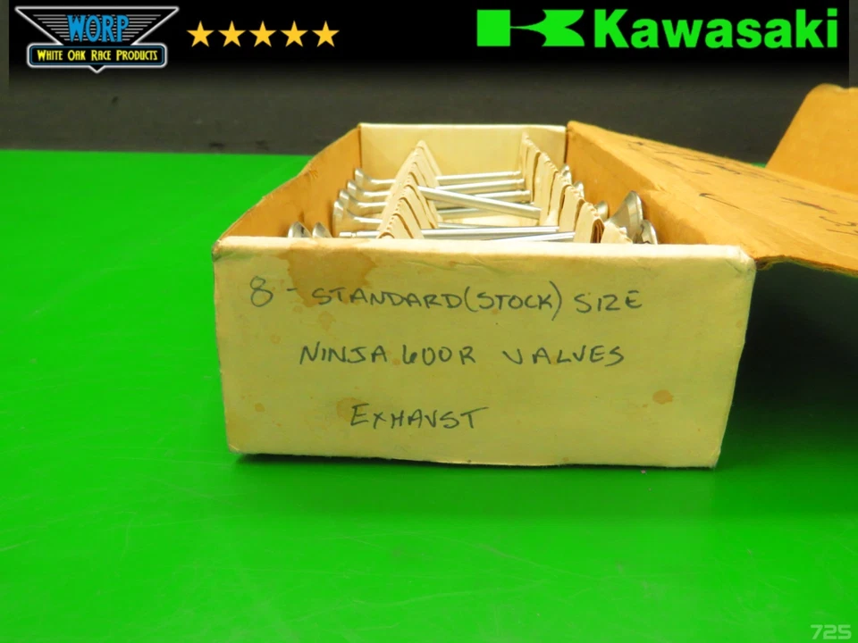 GENUINE VANCE AND HINES KAWASAKI NINJA 600R VALVES SET 26MM + - Image 4 of 4