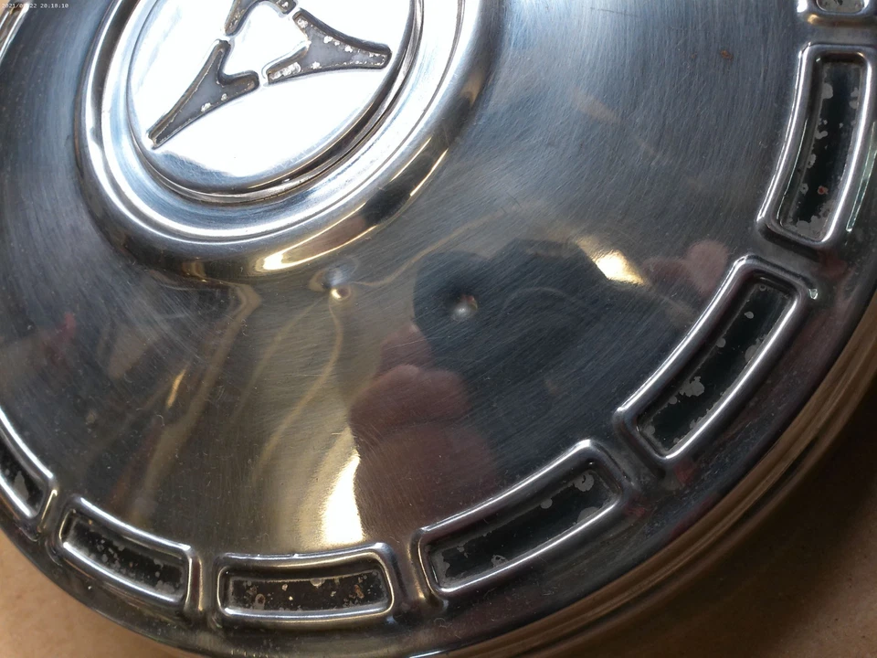 Tapacubos centrales de rueda 1967-1969? Dodge Mopar Dart Charger GTS plato para perro 9" tapa de pobreza Foto 4 de 4