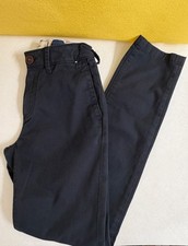 Abrecrombie Kids Boys 11/12 Long Classic Chino Black 4 Pockets