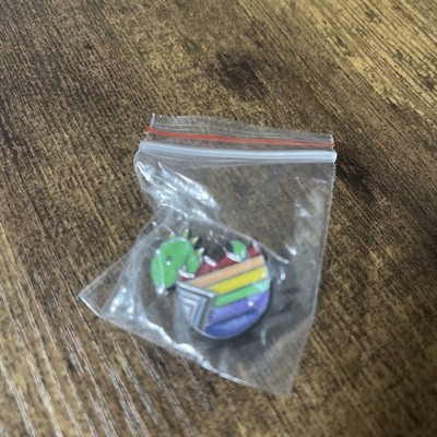 Dino Progress Flag Pin