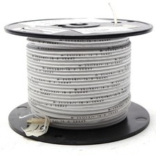 M25038/1-18-0 18AWG Nickel Plated PTFE Coated Fiberglass Wire, Black, 20ft