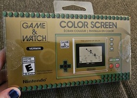 Nintendo Game & Watch Legend of Zelda  Vintage Handheld VideoGame Clock BOX ONLY