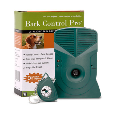 Bark Control Pro  Ultrasonic Anti-Barking Device Indoor Outdoor 150 ft Range