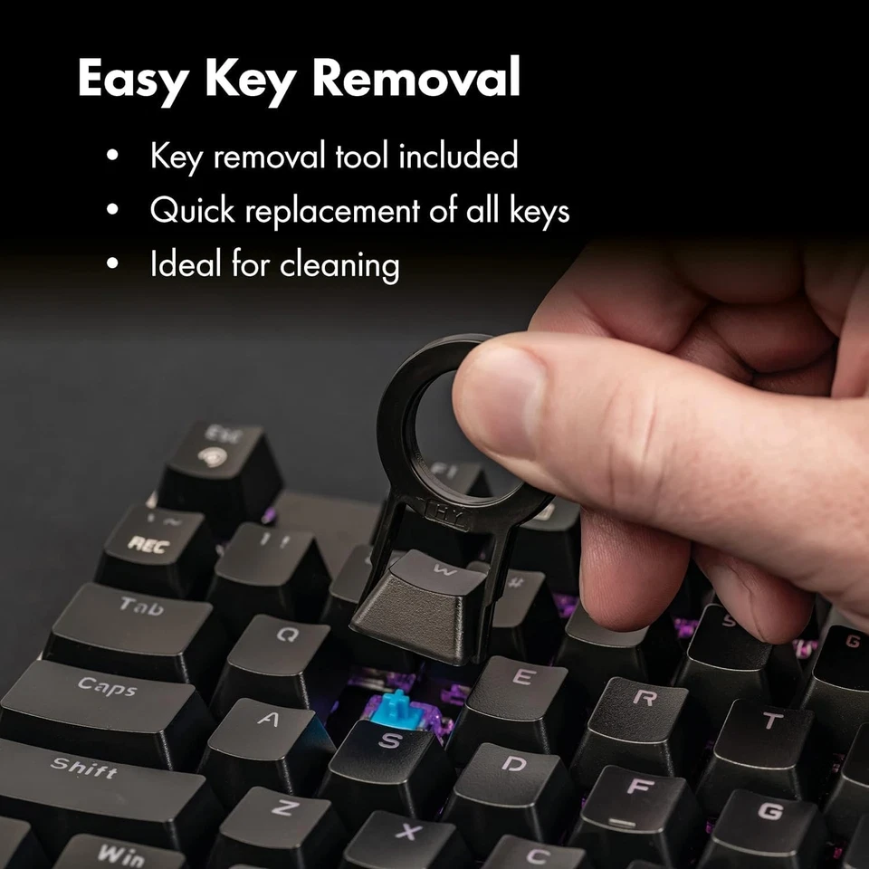 Scorpion V1 Wired Mechanical Gaming Keyboard - USB-A W/USB-C Connection Adapt... - Image 4 of 4