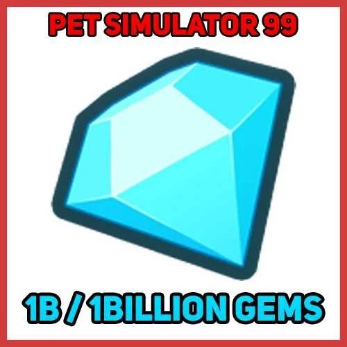 HUGE, DIAMONDS, GEMS, PS99, PSX, PET SIMULATOR 99, PETS GO!, GO 1 billion gems 1b Pet Sim 99 - PS99