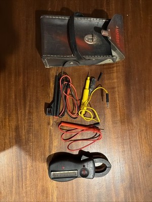 Amprobe Ultra Clamp-On Voltage Tester Vintage with Probes and Case