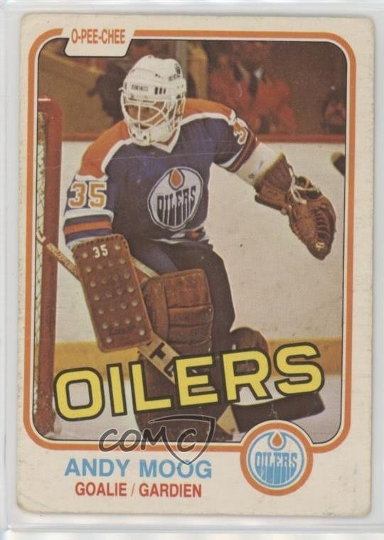 1981-82 O-Pee-Chee Andy Moog #120 Rookie RC 03uh