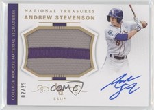 2018 Panini National Treasures Holo Gold 2/25 Andrew Stevenson #CMS-AS Auto 0s5
