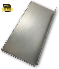 1/8 Inch Square Notch Trowel for Epoxy, Masonry, Tile, Wood, and Lightweight Han