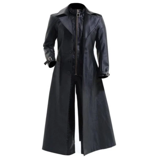 Mens Albert Wesker Resident Evil 5 Cosplay Casual Formal Black Leather Long Coat
Opens in a new wind