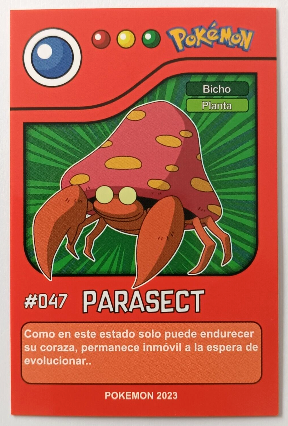 0047 Parasect (cartas pokemon - pokedex) by estebangamer2001 on DeviantArt