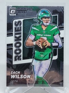 2021 Donruss Optic Zach Wilson Gridiron Kings Rookies RC #RGK-2 Jets B9E