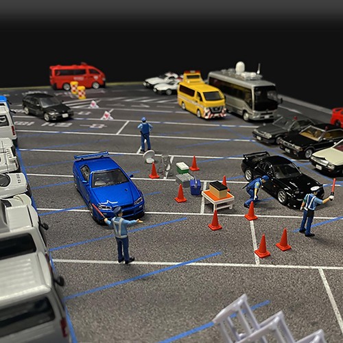 1:64 Parking Lot Diorama Model Car Mat Vehicle Scene Display Mouse Pad Mat - Picture 14 of 20