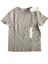 Cat  Jack Short Sleeve Charcoal Tee Size 8 A2 