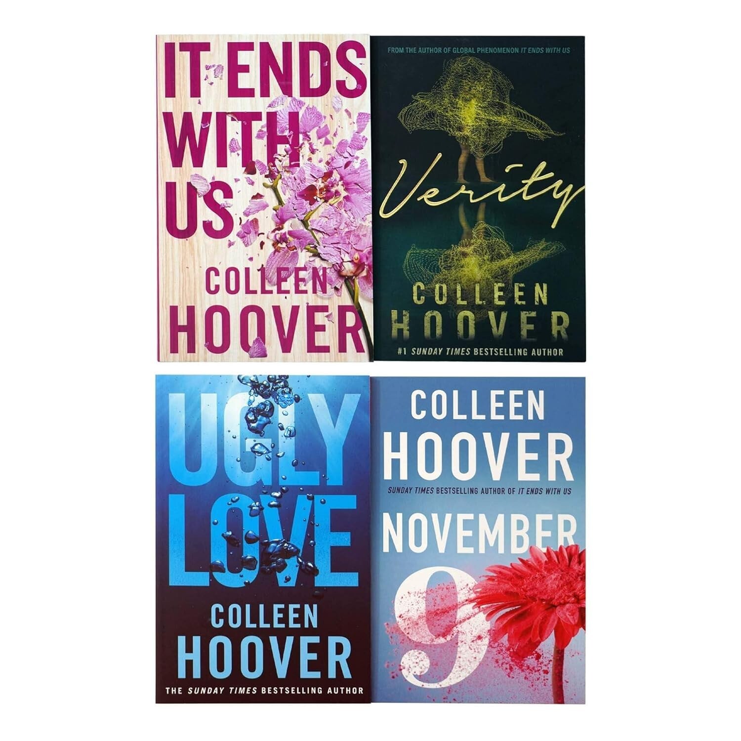 Colleen Hoover Collection 4 Books Set (It Ends With Us, Ugly Love, November 9) - Image 2