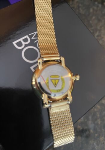 Movado Bold 3600580 goldfarbene Damen-Quarzuhr NEU IN BOX 695 $ - Bild 6 von 7