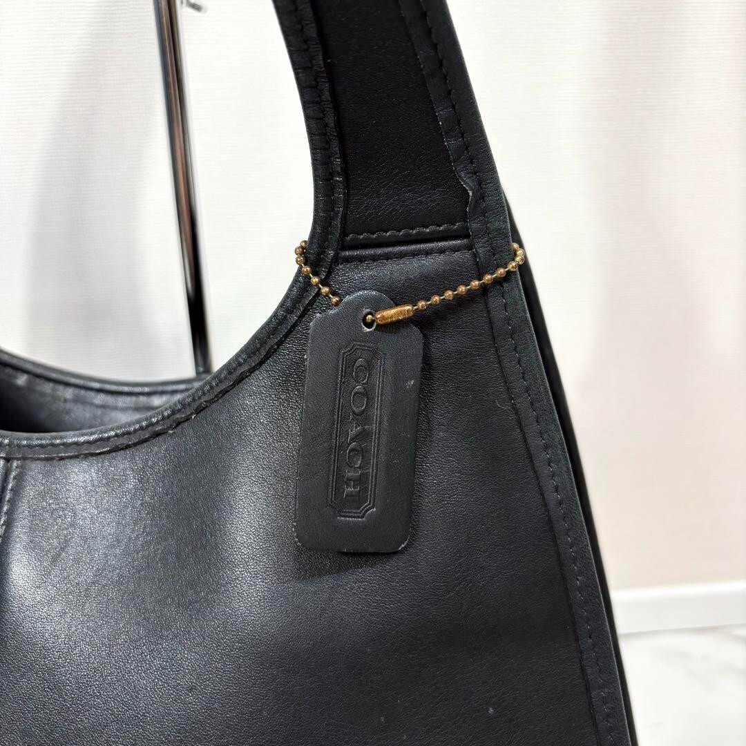 Extremely Rare Made In USA Old Coach 9035 Shoulder Bag Black