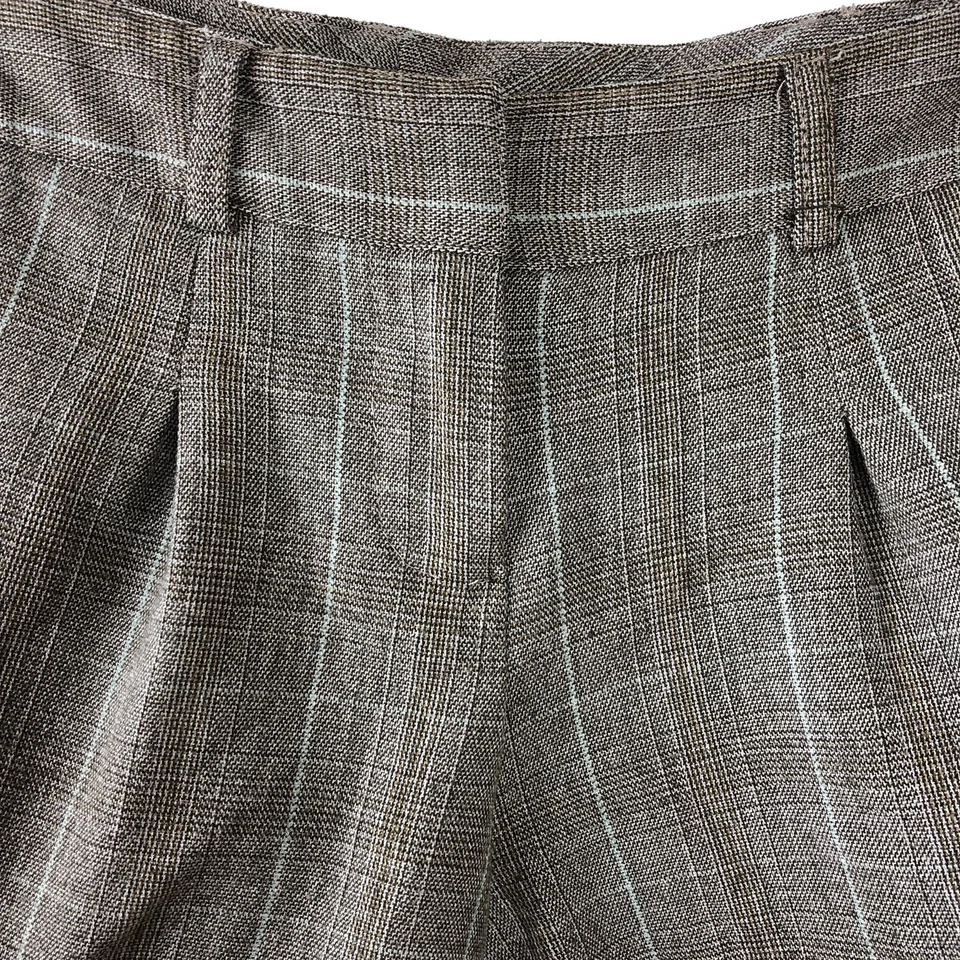 Tracy Evans Juniors Shorts, Gray Plaid Size 3 - Image 2 of 4
