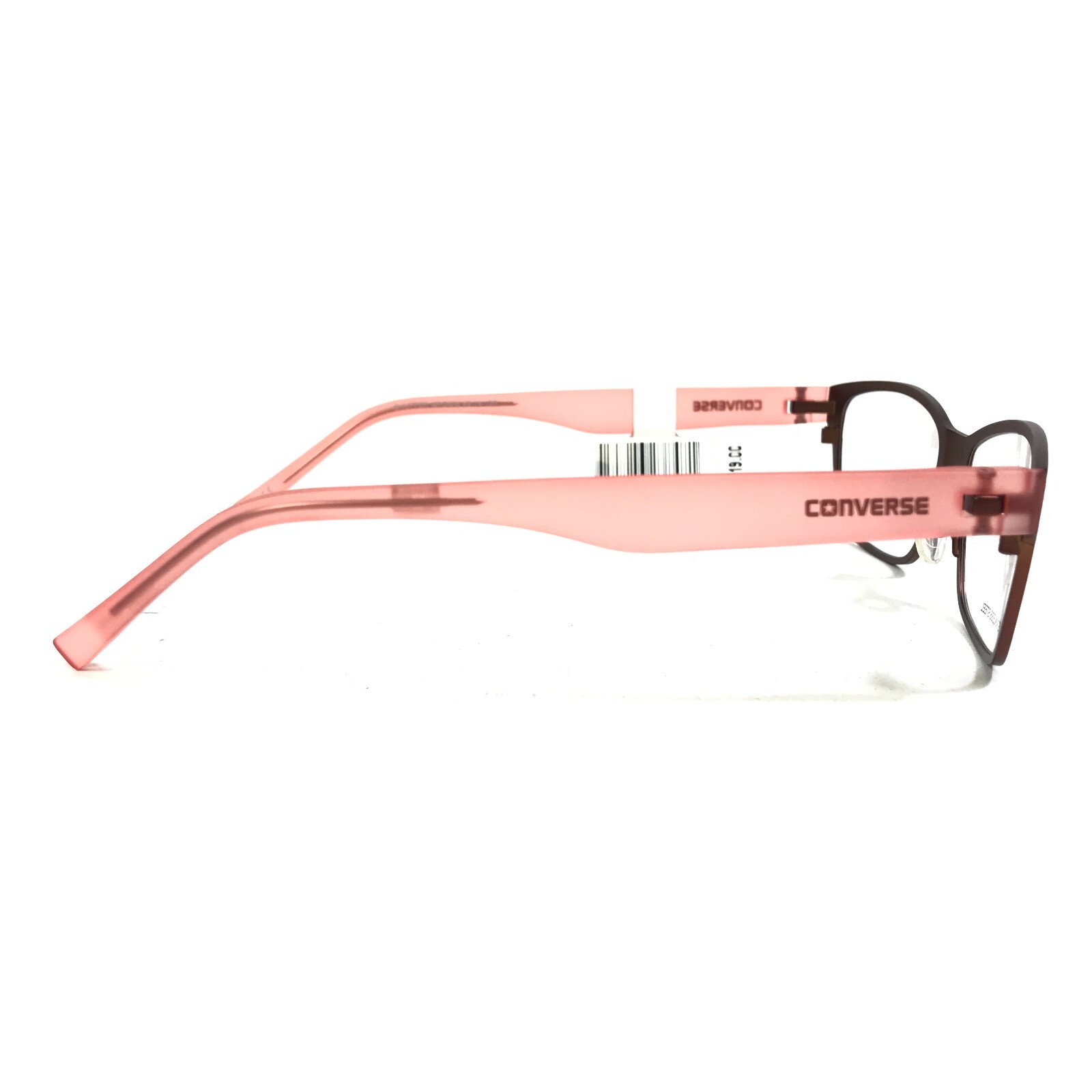 Converse Kids Eyeglasses Frames SHUTTER BROWN Red Square Full Rim 49-14-135 thumbnail 3