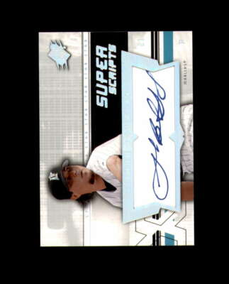 Josh Beckett 2004 SPX Super Scripts Autograph Marlins