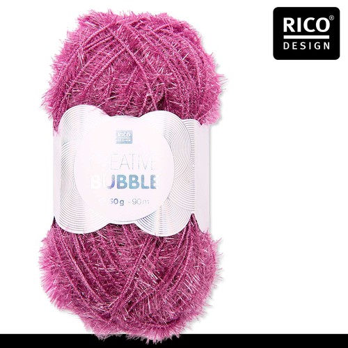 Rico Design 50 g Creative Bubble Schwammgarn Wolle Stricken Häkeln 57 Farben - Picture 74 of 226