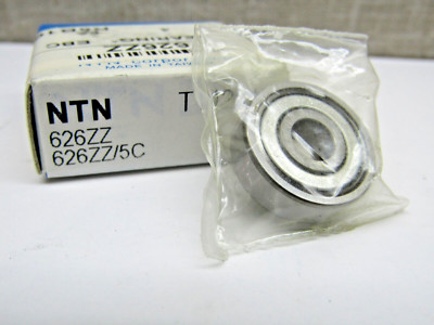 NTN 626ZZ 6mm X 19mm X 6mm Metal Shielded Bearing