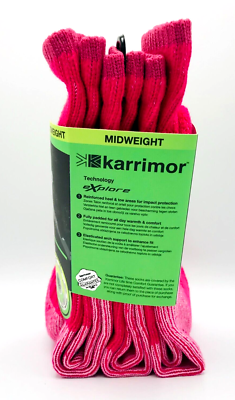 9 Paia Calze Trekking Donna Karrimor – Cuscinetto Medio Pesante Per Camminata, Taglia 4-8 UK - Foto 2