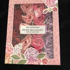 20 Floral Scented Bath Soap & Decor, Rose  Flowers, Gift Box Body Prescriptions