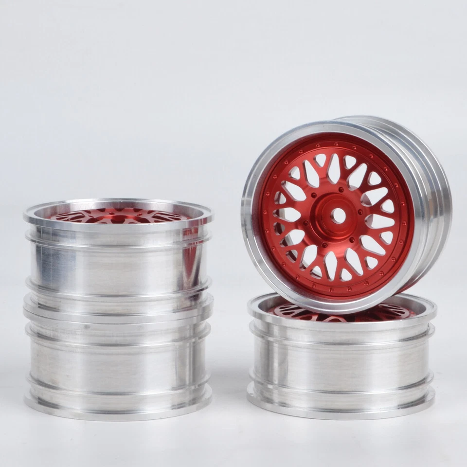 Aluminum 26mm Wheels Rims for 1/10 RC Drift On Road Car Tamiya TT02 HSP MST HPI - Image 4 of 4
