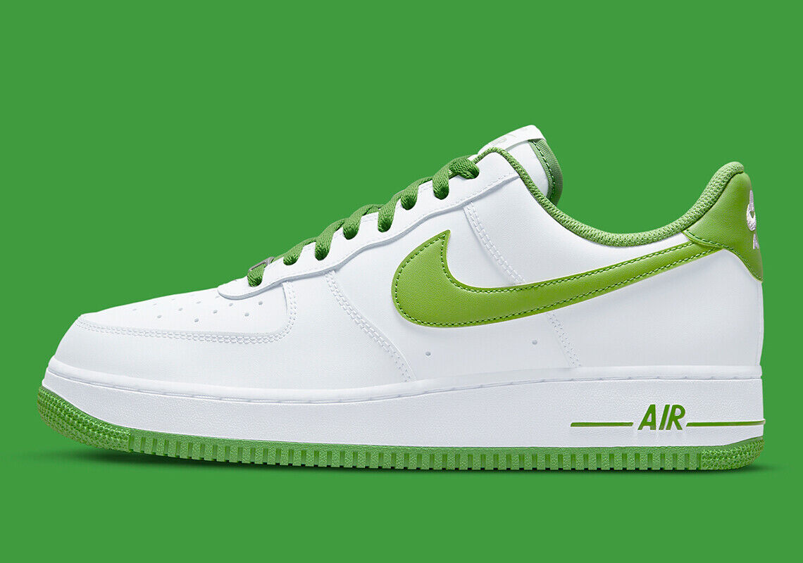 Nike Air Force 1 '07 One Low White Chlorophyll Green Apple DH7561-105  Men's