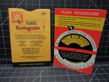 Vintage KODAK FLASH Kodaguide DIAL w/sleeve Envelope By Eastman Kodak Co.
