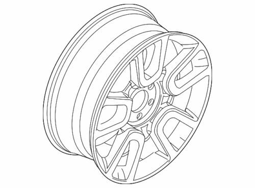 Rueda de aleación para Ford F150 Platinum Lariat 2010 (N/P Al3Z1007C)
