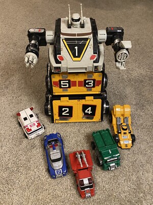 VINTAGE 1997 Power Rangers Turbo Deluxe Artillatron Transport with