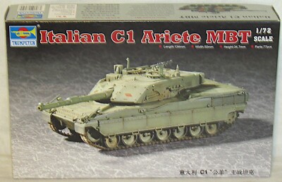 Trumpeter Italian C1 Ariete MBT #07250 1:72 Scale Open Box - (PV)