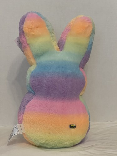 Just Born Ostern HASE PASTELL REGENFLIEGE FARBSTOFF PEEPS 17"" Plüschtier neu mit Etikett - Bild 5 von 7