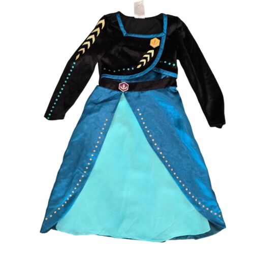 Disney Frozen 2 Anna Deluxe Halloween Costume Dress With cape S (4-6X) princess - Picture 8 of 9