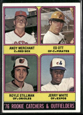 1976 Topps Baseball #594 Rookie Catchers & Outfielders