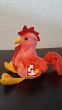 TY Beanie Baby STRUT The Rooster 1996 5 ERRORS MINT CONDITION Retired Rare 