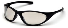 Pyramex Zone 2 Safety Glasses Sunglasses Black Frame with Indoor/Outdoor Lens