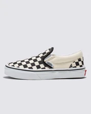 VANS Classic Slip-On Checkerboard Black/ White Adult Unisex Shoes Sneakers 5-13