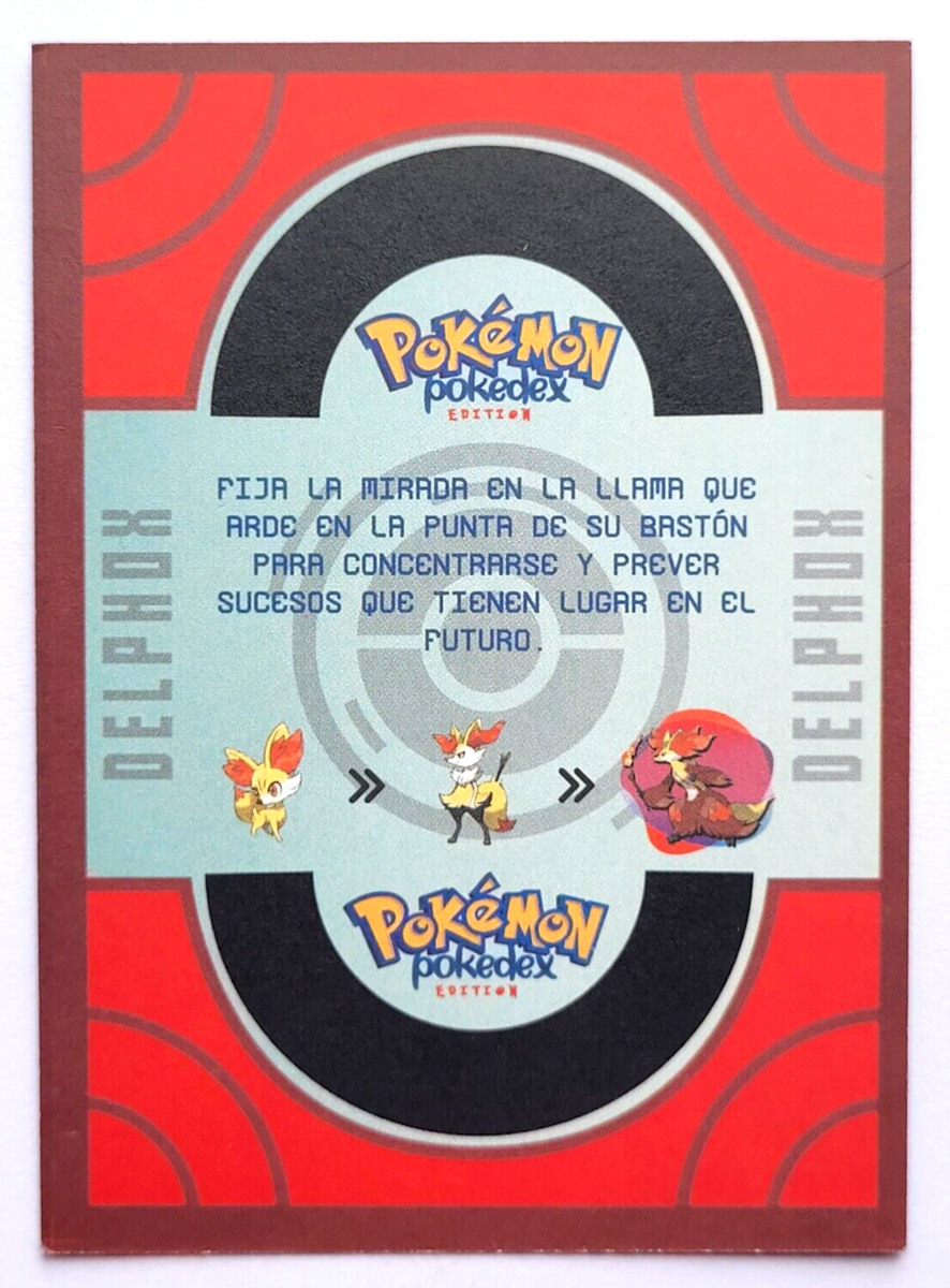 CARD POKEMON EJ VOL. I #655 DELPHOX 2020 Kalos PERU South America
