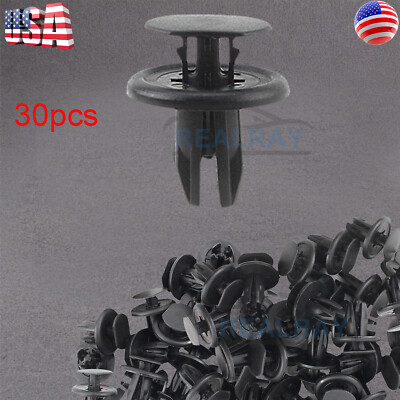 30x Clips For Mazda Bumper Cover & Fender Liner Push-Type Retainer BGV4-56-145