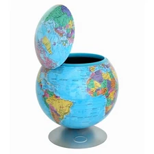 iTouchless Sensor Desktop Globe Sensor Trash Can 2.8 L - Decorative for Kitchen