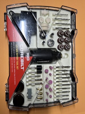 Corebilt 12V Mini Tool Sanding Set - 160 Piece | eBay