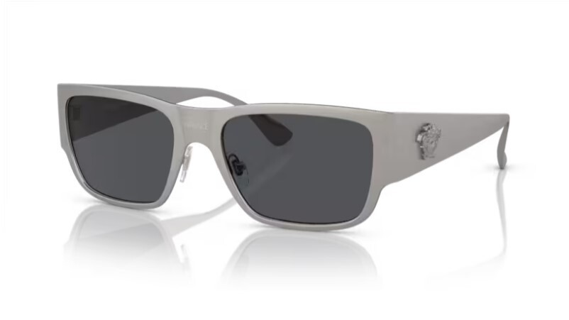 Versace OVE2262 Gunmetal Dark Grey Square Men's Sunglasses for Style