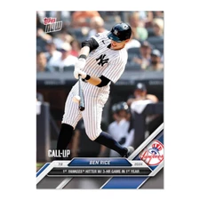 2024 Topps Now 388 Ben Rice 1st Yankee w/ 3 HR Game in 1st Year -Free Shipping!