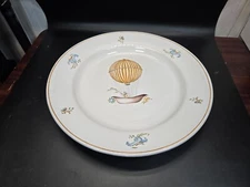 Pierre Deux Atelier atelier des Segries Moustiers  huge 21" wall plate  balloon