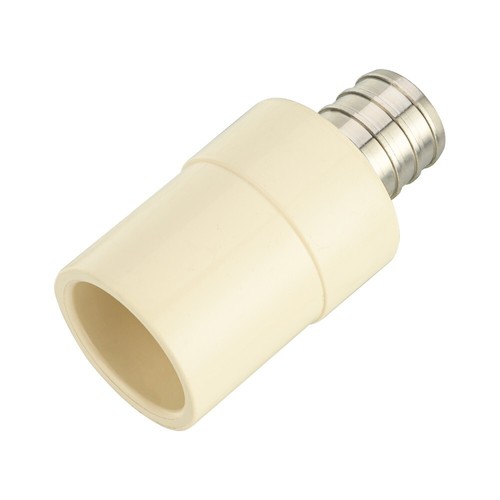 2 PIEZAS EFIELD 3/4"" PEX x 3/4"" CPVC acoplamiento de transición latón púas engarce - Imagen 4 de 7