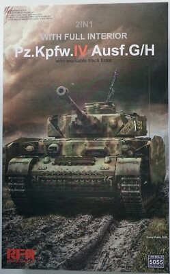 RyeField Model RM-5055 1/35 Sd.Kfz.161 Pz.Kpfw. IV Ausf.G/H w/Interior model